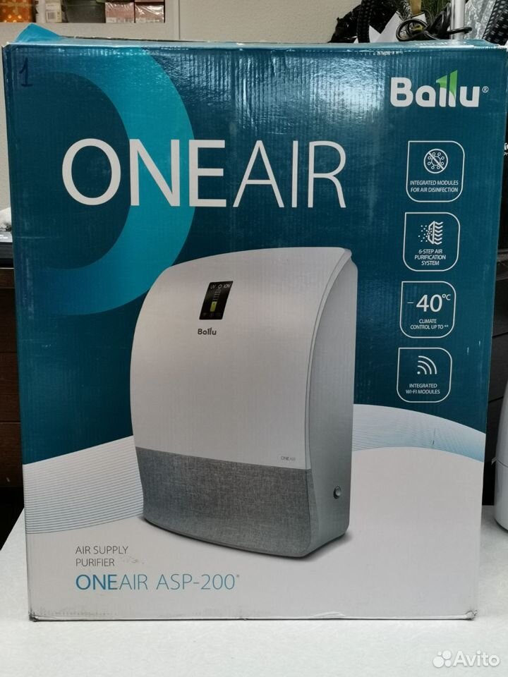 Приточный очиститель воздуха Ballu oneair asp-200p