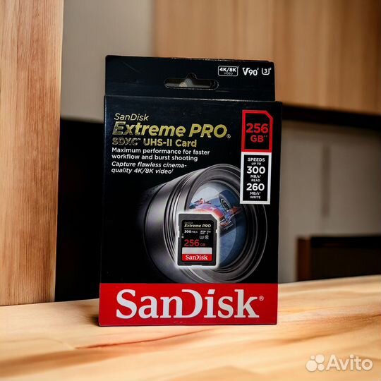 SanDisk Extreme PRO sdxc UHS-II 256GB V90 300MB/s