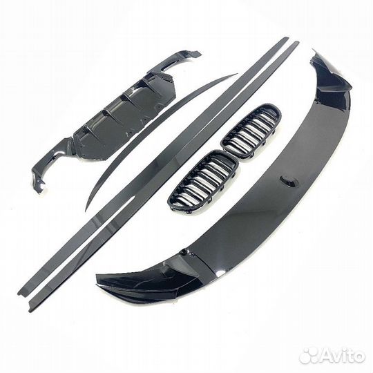 Сплиттер BMW F10 глянец