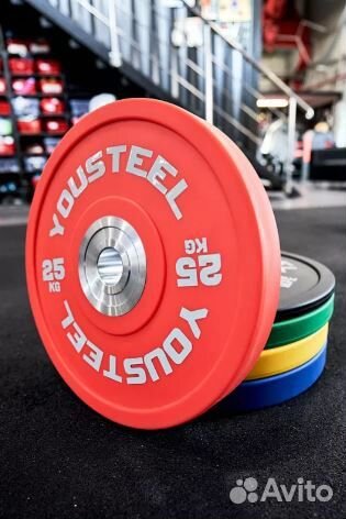 Диск PU 25kg, бампированный