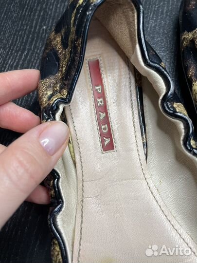 Балетки prada
