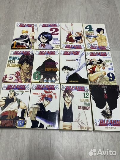Манга Блич 1-12 том