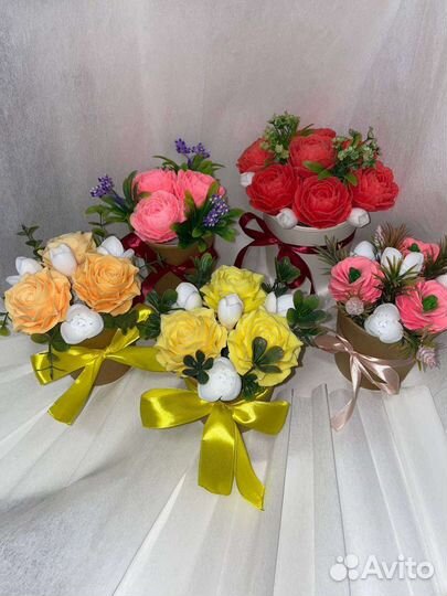 Букеты из мыла