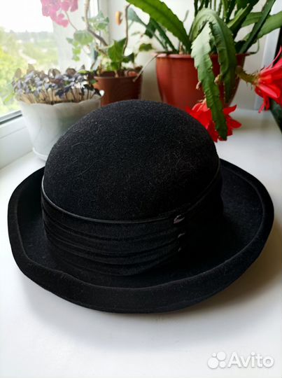 Шляпа фетровая женская