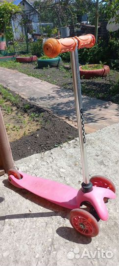 Самокат детский трехколесный бу