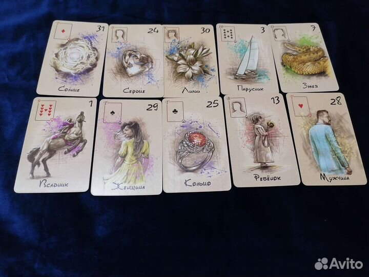 Делаю расклады на картах таро и ленорман