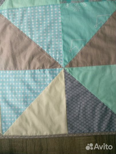 Лоскутный плед