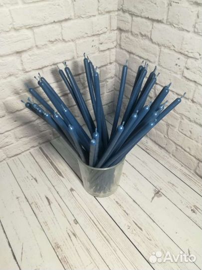 Свечи из пчелиного воска, 21см