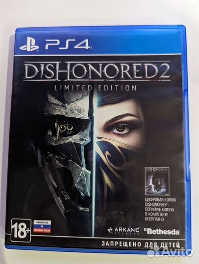 Dishonored 2 (Дизонорд) для PS4 (пс4)