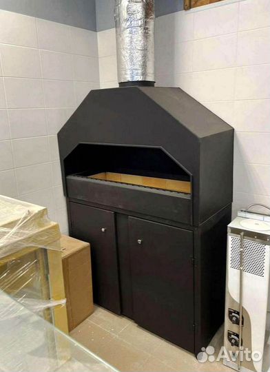 Закрытый мангал для веранды