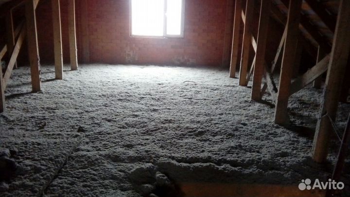 Утеплитель для стен и потолка- эковата EcoFiber