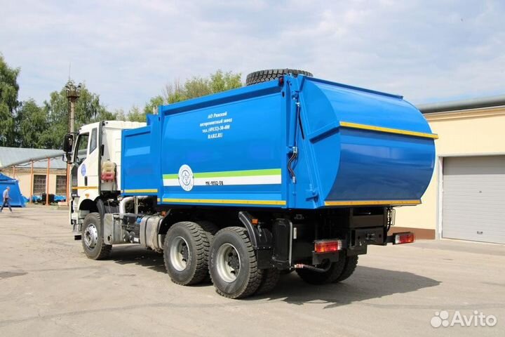 Мусоровоз на шасси FAW боковая загрузка