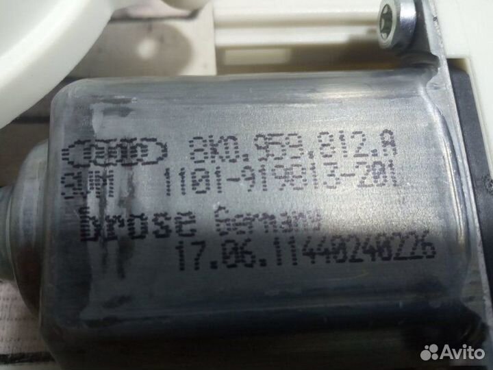 Моторчики стеклоподъемников Audi A4 B8 2007—2012