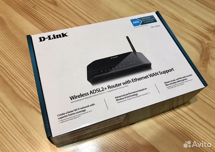 D-Link DSL-2640U роутер adsl2+ Annex B