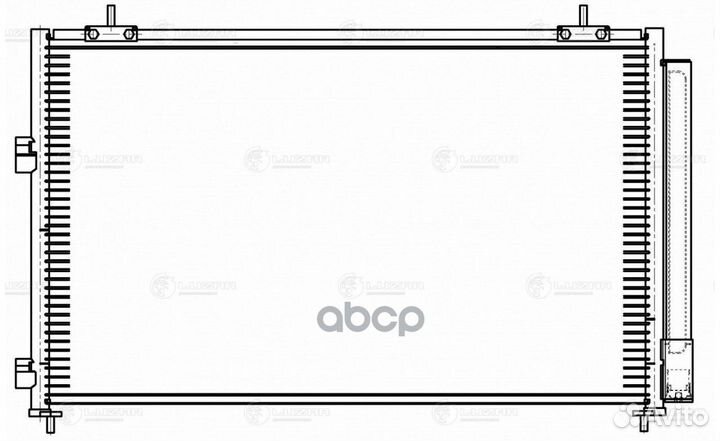 Радиатор кондиционера lrac1923 luzar