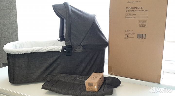 Продаю люльку Valco Baby External Bassinet графит