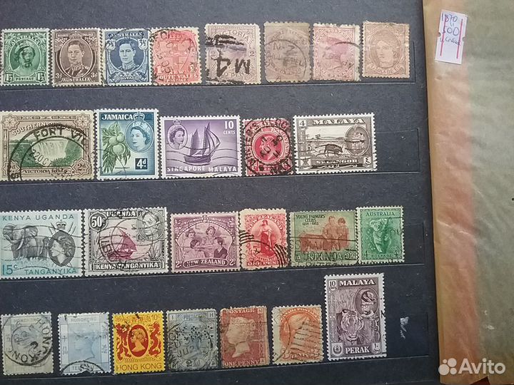 Марки старинные иностранные 19-20 век