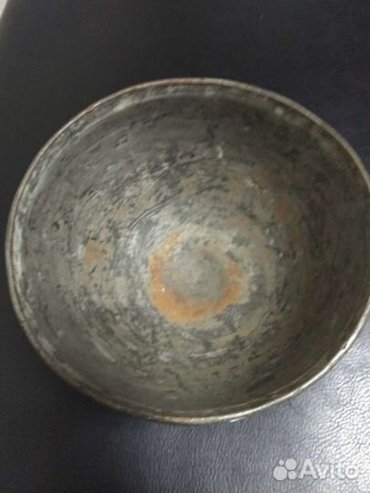 Антикварная медная чаша