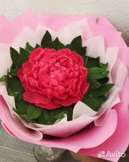 Съедобные букеты пионы из шоколада