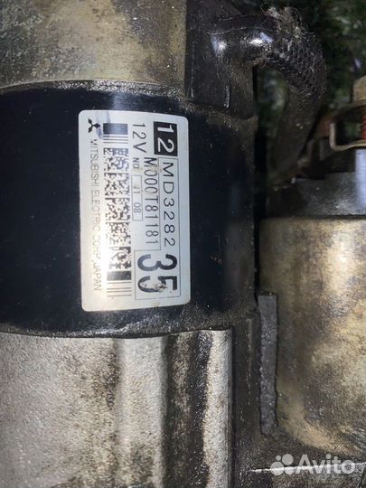 Стартер 4G64 Mitsubishi Outlander Airtrek CU4W MD3