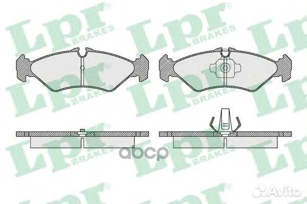 Колодки тормозные mercedes sprinter (2-4t) 950