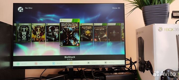 Игровая приставка Xbox 360 slim 250gb