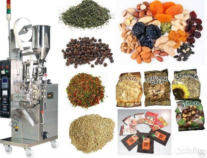 Услуга по автоматической фасовке сыпучих продуктов