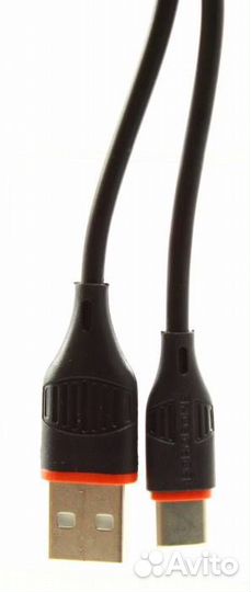 Кабель micro USB borofone BX17, 1 м, 2A, PVC, Черн