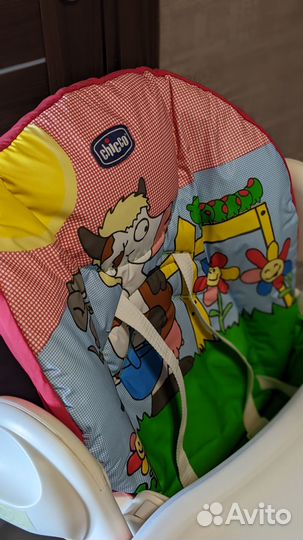 Стульчик для кормления chicco polly