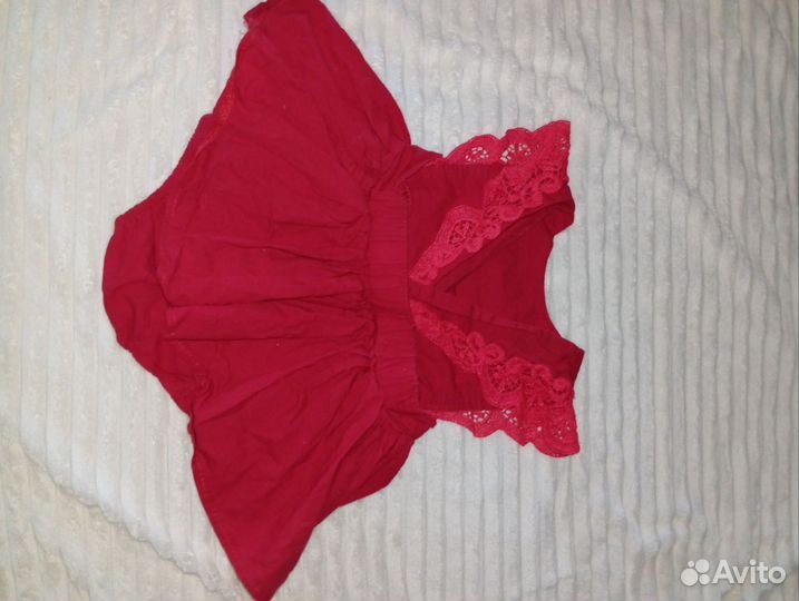 Платье боди для девочки 68