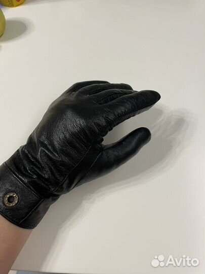Перчатки кожаные женские р.S