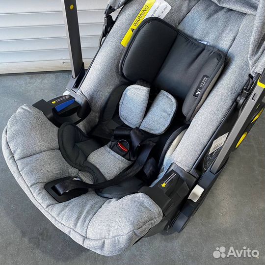 Коляска автокресло Foo Foo 4 в 1 серая 2023