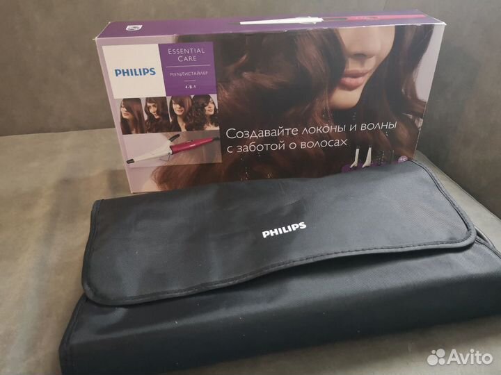 Мультистайлер, щипцы для завивки, плойка,philips