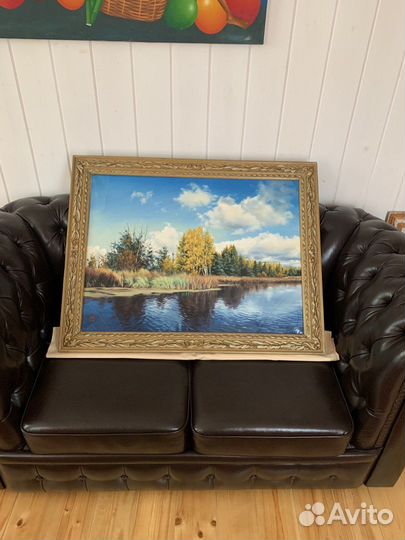 Картина Июль большая на холсте Художник 93х72,5