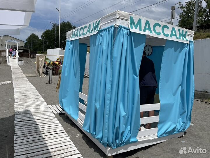 Аренда мест на пляже «Лоо-1»