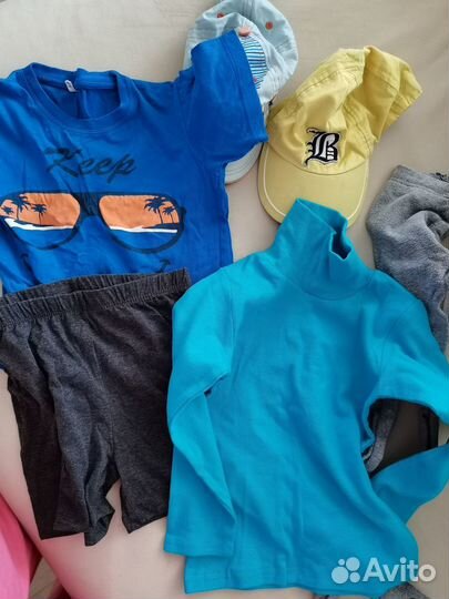 Детские вещи пакетом для мальчика 110-116