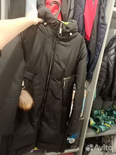 Куртка зимняя женская длинная 48 размер