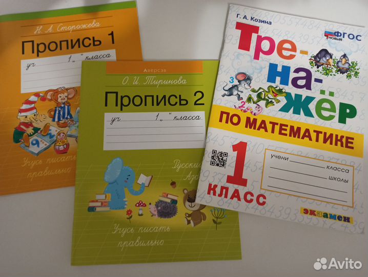 Тетради-тренажёры для 1 класса