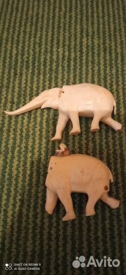 Слон колкий пластик 1950-е