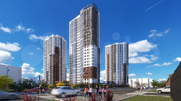 2-к. квартира, 60,4 м², 15/25 эт.