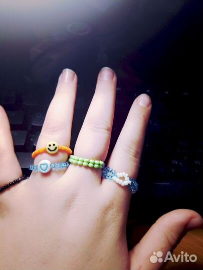 Колечки из бисера