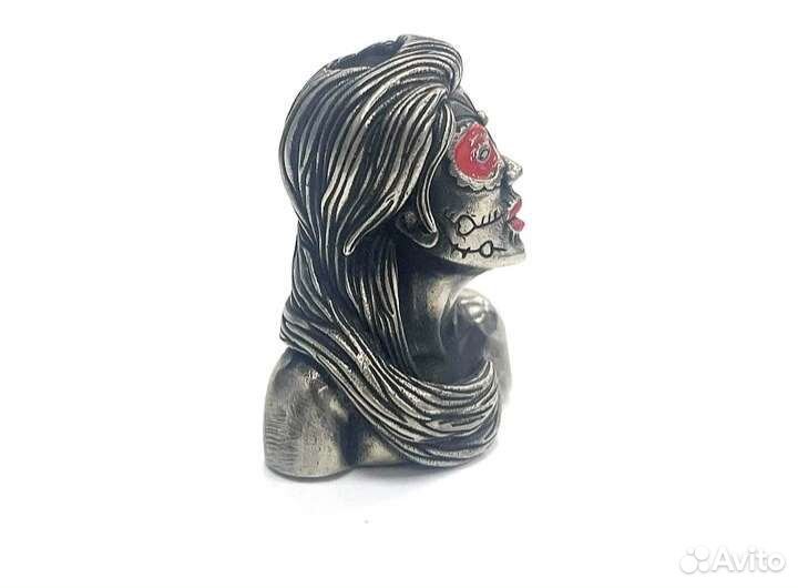 Темлячная бусина мексиканская Катрина