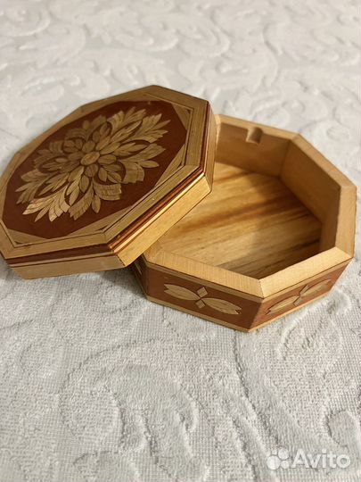 Шкатулка деревянная СССР