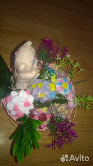 Корзинки из мыла ручной работы