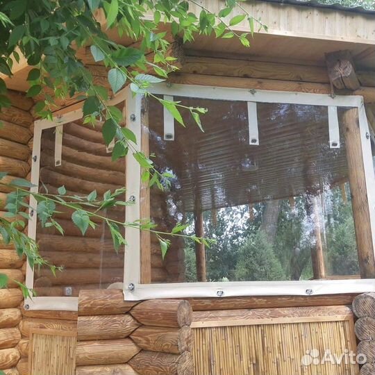 Мягкие окна, безрамное остекление навесы, беседки