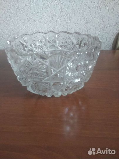 Салатники,конфетницы и вазы из хрусталя, СССР