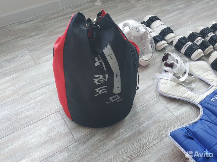 Защита для тхеквондо 2 размера сумка для аммуниции