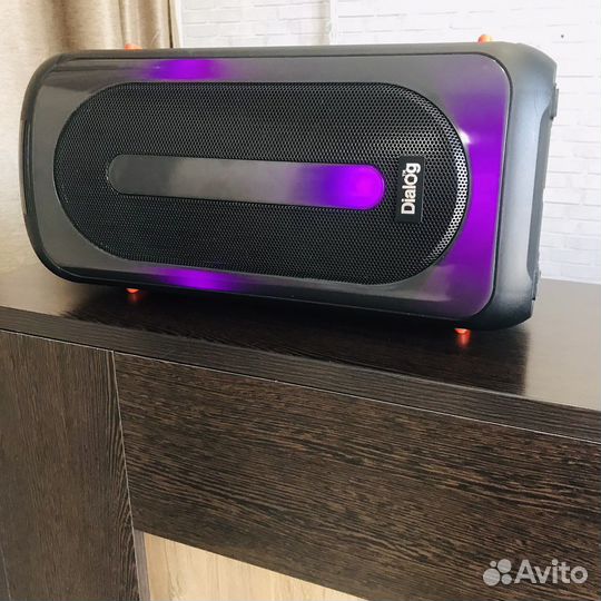 Караоке блютуз колонка 40вт FM+USB+SD микрофон,LED