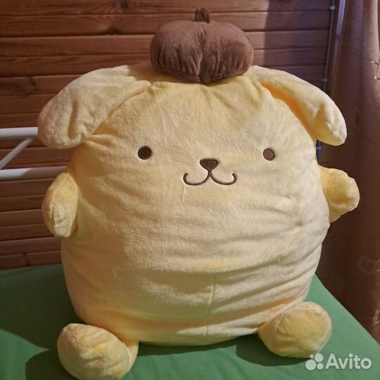 Мягкая игрушка помпом Пурин Санрио Sanrio 50 см