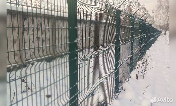 Забор из 3д сетки